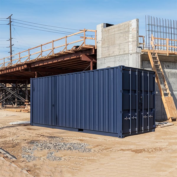 we offer flexible rental options for our construction site storage containers to accommodate your project timelines